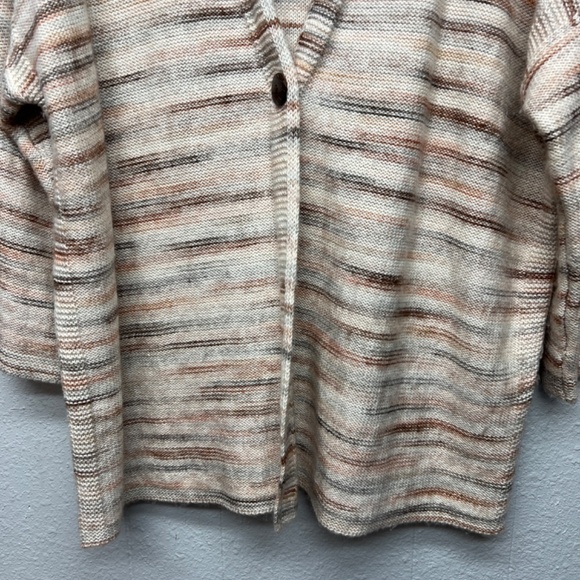 PureJill Marled Chunky Knit Cardigan Womens Large Casual Workwear Cozy Warm Soft - Picture 4 of 11